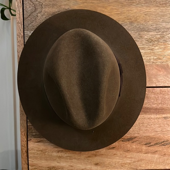 Chocolate Brown Frye Fedora | M - Picture 3 of 6